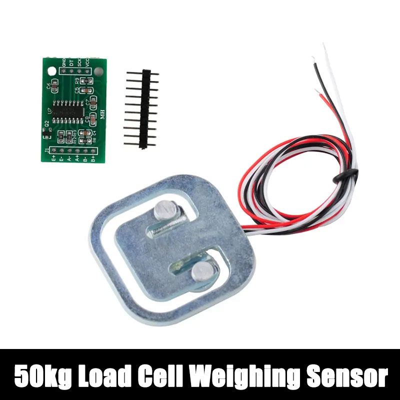 Diy Electronics Load Cell - 50kg ハーフブリッジロードセル重量センサー HX711 アンプモジュール付き Arduino DIY