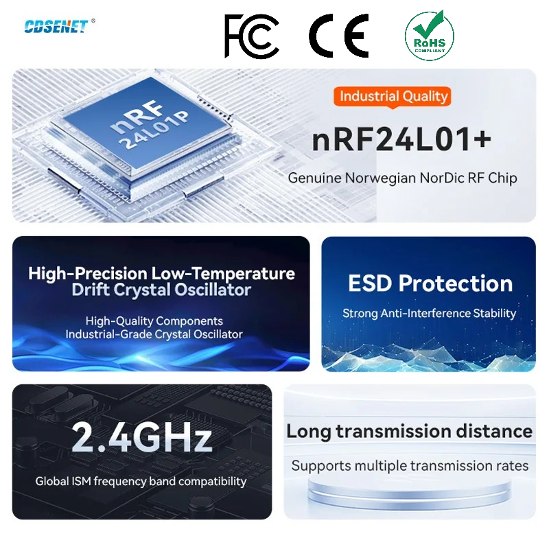 Nrf24L01 Module Wireless - 2 個 nRF24L01+ PA LNA 2.4GHz