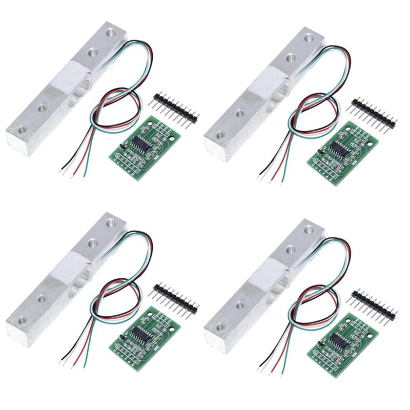 Diy Electronics Load Cell - 【広報】4セットデジタルロードセル重量センサーHX711 ADCモジュール計量センサーArduino DIYポータブル電子キッチンS用
