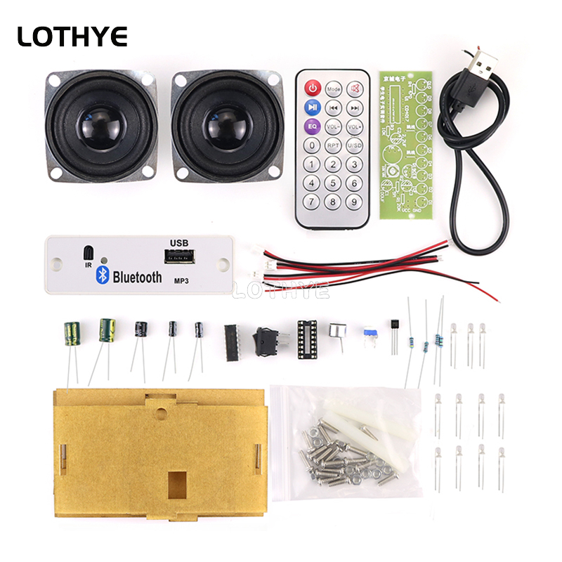 Diy Electronics Audio - ミニアンプオーディオ Bluetooth 3W*2 スピーカー製作キット DIY 電子キット