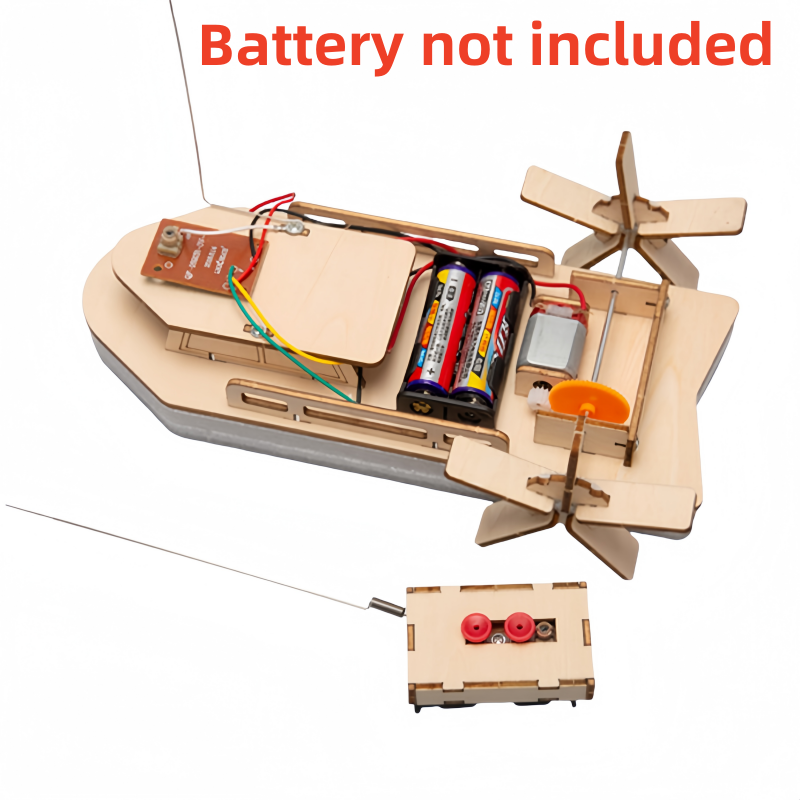 Diy Boat Electronics - DIY リモコンボートおもちゃ木製 RC ボート電子子供手作りビルディング教育実験モデルキットパズルおもちゃ
