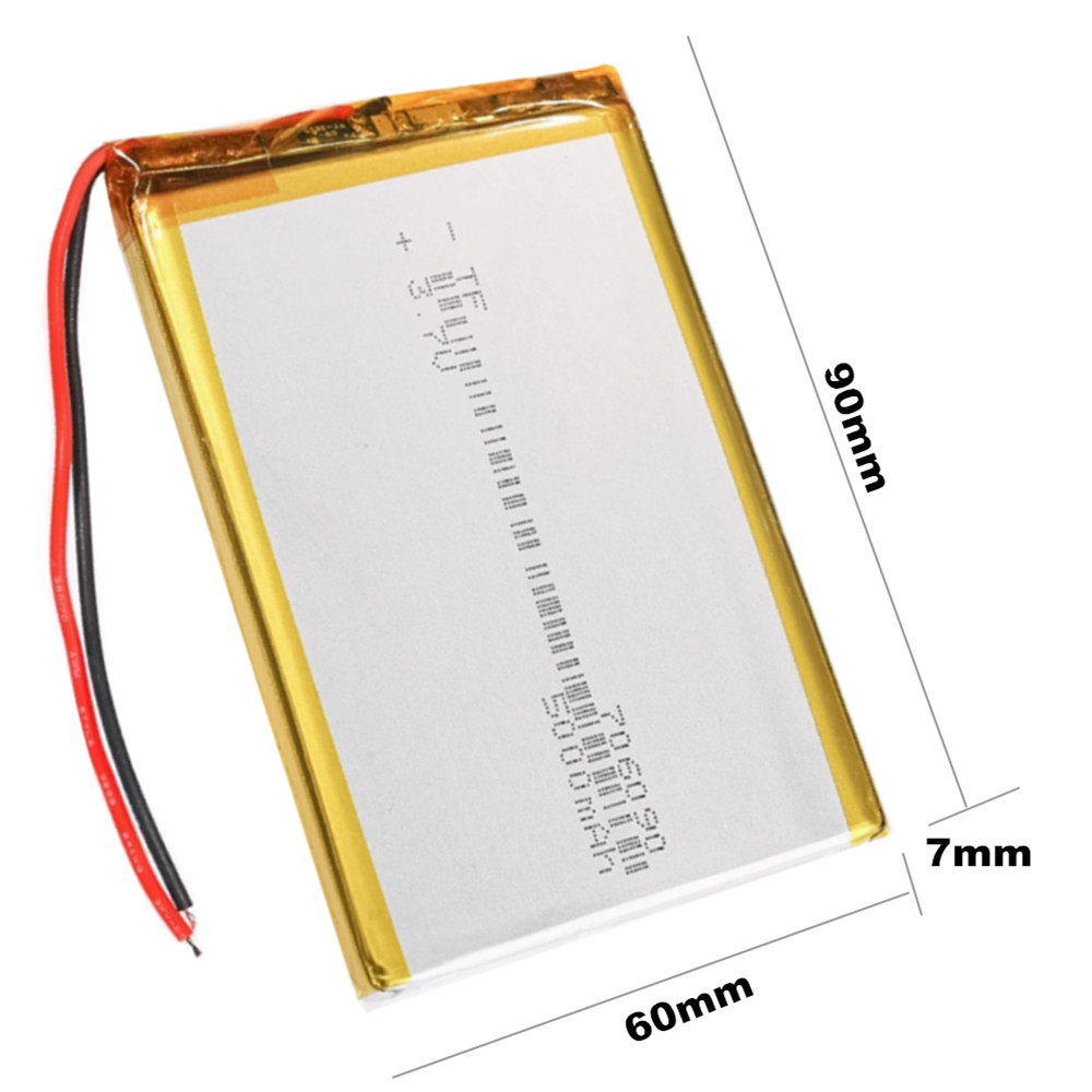 Diy Electronics Book - 1-10 個 3.7V 5000mAh 706090 606090