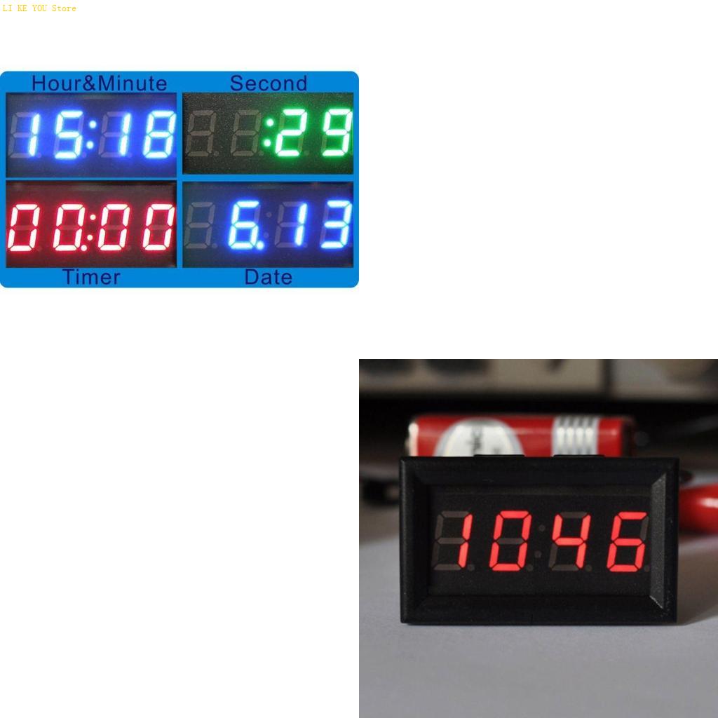 Diy Motorcycle Electronics - W3JE デジタル時計電子時計 LED デジタル表示 24 時間システム