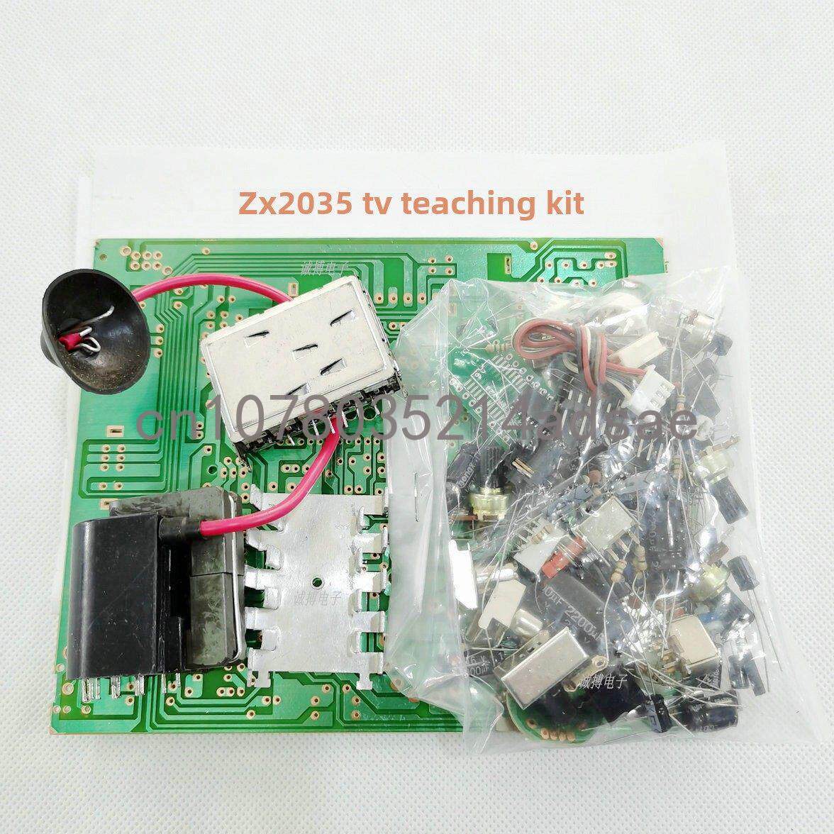 Diy Electronics Project Kit - 5.5インチ白黒テレビメインボードキット/部品、電子教育DIYはんだ付けプロジェクト