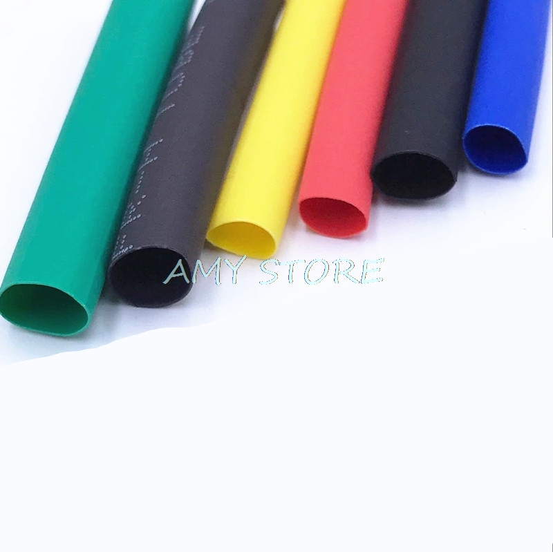 Diy Boat Electronics - 熱収縮チューブ,丸型,1メートル,7色,直径2:1 50mm,60mm,70mm,80mm,90mm,100mm,120mm,150mm