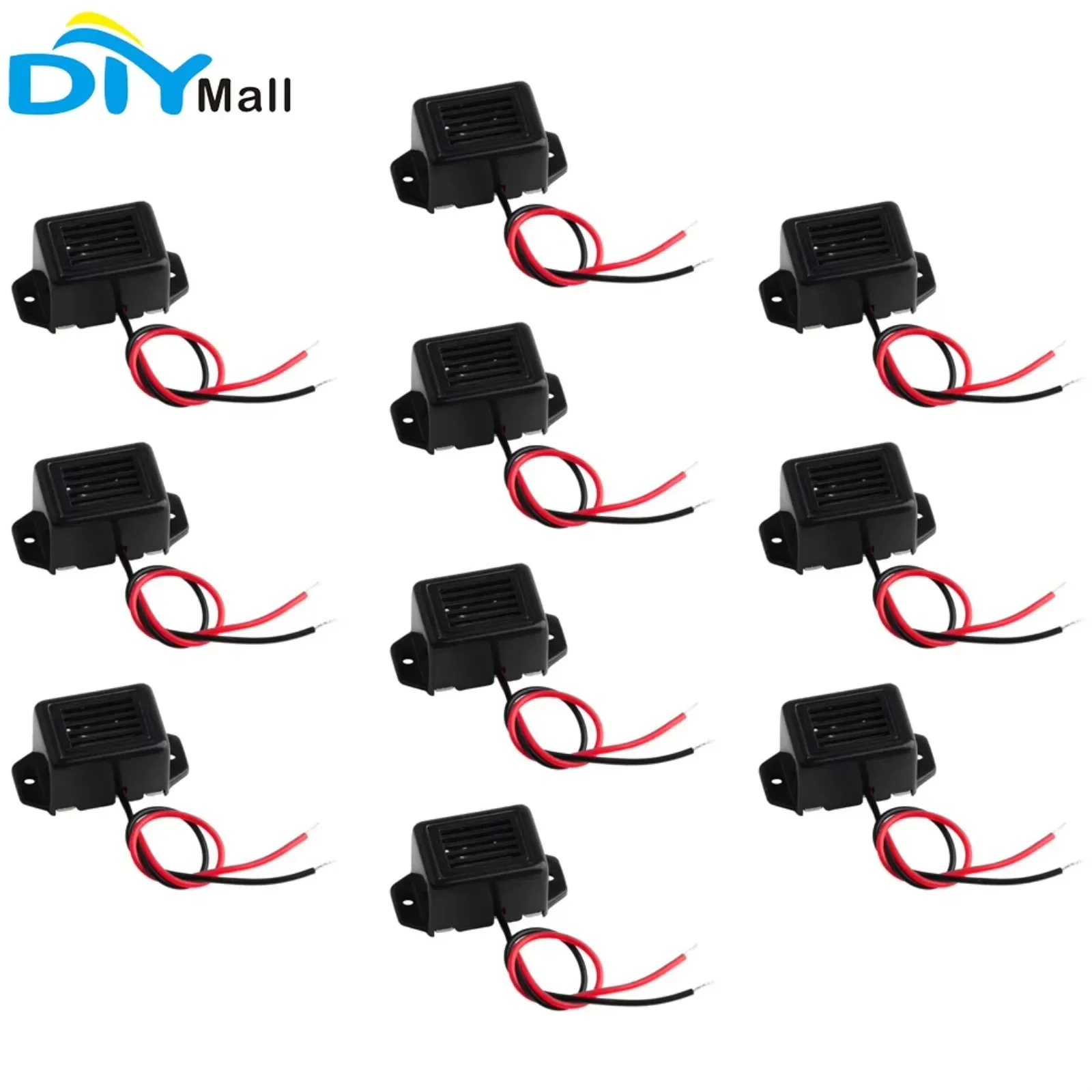 Diy Projects With Electronics - 10個 DC 12V ミニ機械式ブザーアラーム 大音量 85dB
