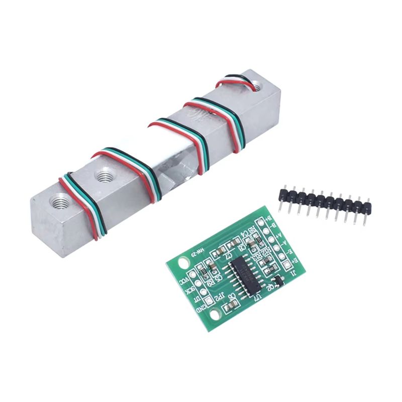 Diy Electronics Load Cell - AC57-高精度デジタルロードセル重量センサーキット 1KG HX711モジュール付き DIY電子キッチンスケールやプロジェクト用
