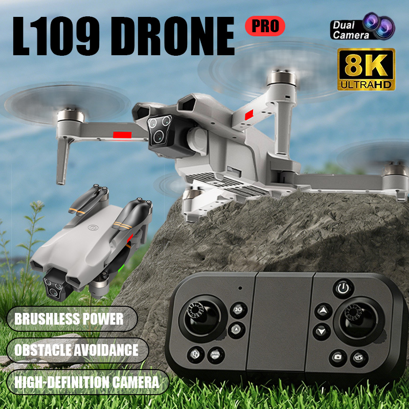 Diy Drone Electronics - 新型ホットL017プロドローン ブラシレス 3Dロール 360 ° 折りたたみ式クアッドコプター