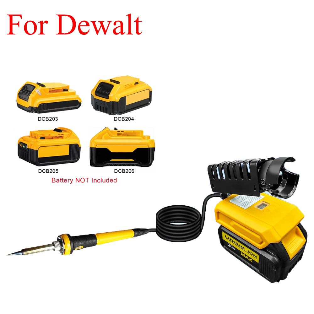ポータブルはんだごてキット、Dewalt 20Vバッテリー対 - Diy Electronics Tools のレビューと価格