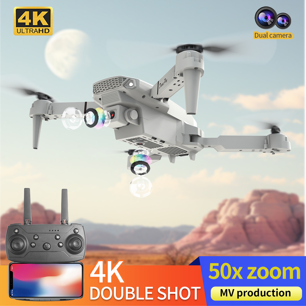 2026年新型 E88 プロ仕様 HD 4K RCドローン  - Diy Drone Electronics のレビューと価格