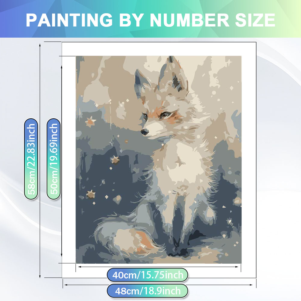 HUACAN 数字で描く絵画キット ウサギ 動物の絵 オイル - Diy Elektronik のレビューと価格