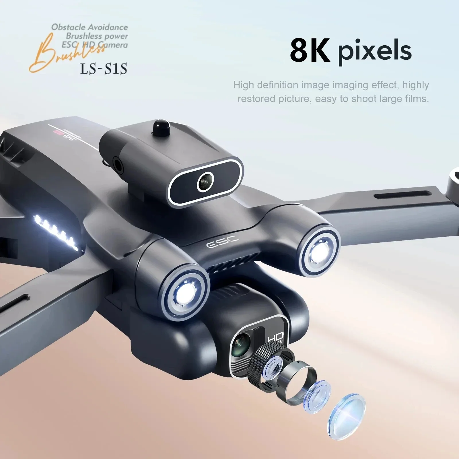 プロのブラシレスモーター付きドローン,GPS付きクワッドコプ - Diy Drone Electronics のレビューと価格