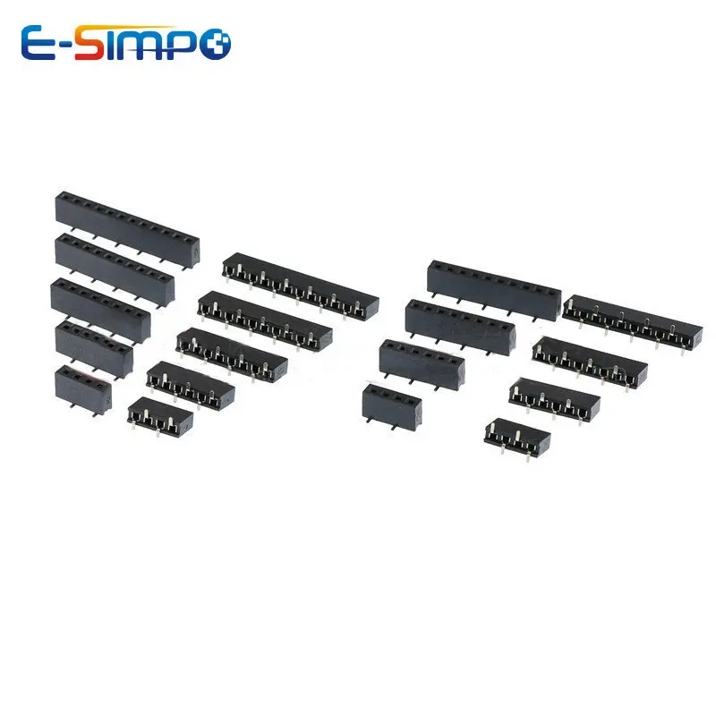 10 個 2.0 ミリメートルピッチ SMD 1*3P4P5 - Male Female Header Pin のレビューと価格