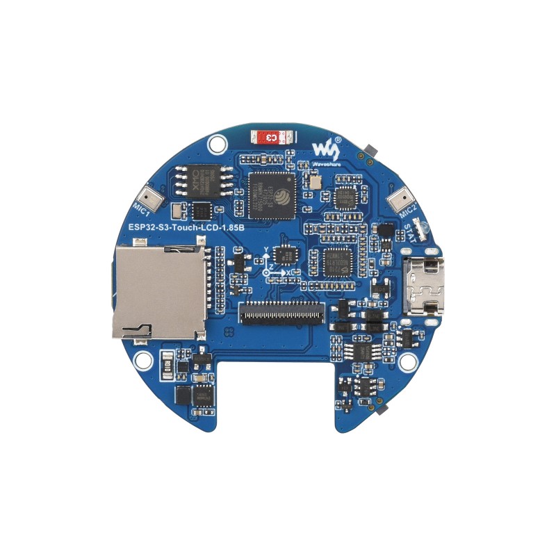 ESP32-S3 AI開発ボード 1.85インチ丸型LCD  - Diy Electronics Online のレビューと価格