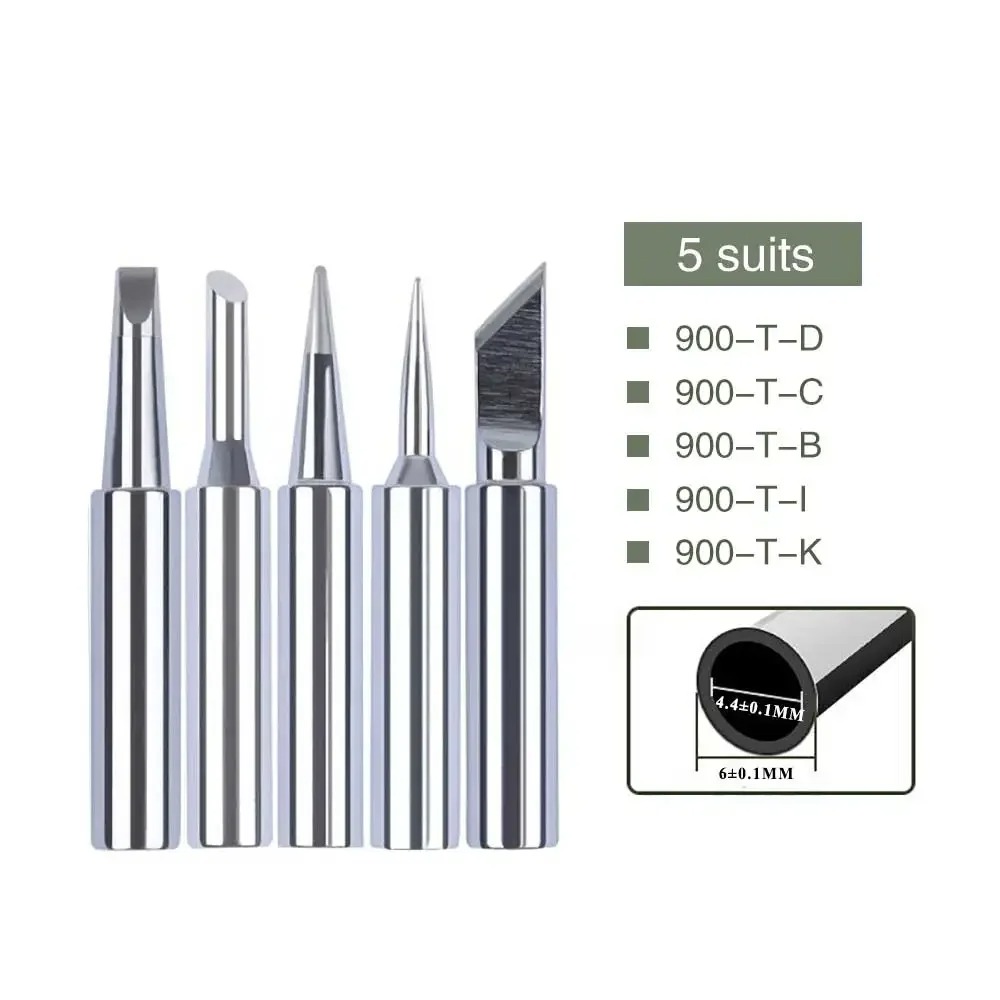 5 個/10 個 900M-T はんだごてチップ純銅交換ヘッ - Diy Electronics Tools のレビューと価格