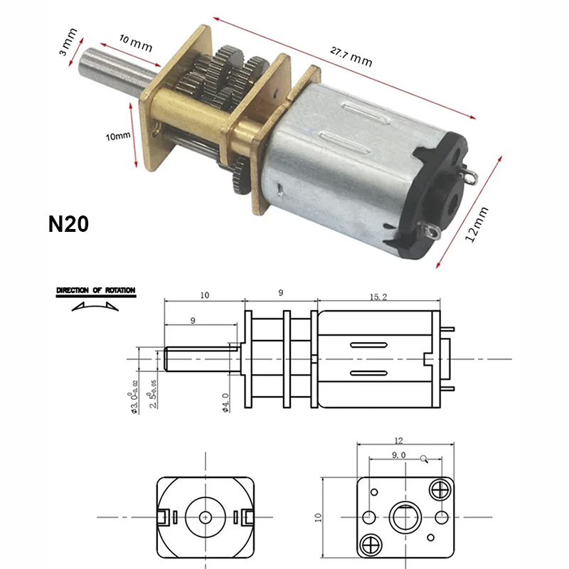 逆制御付きDCモーター,低ノイズ,日曜大工,電子機器,おもち - Diy Boat Electronics のレビューと価格