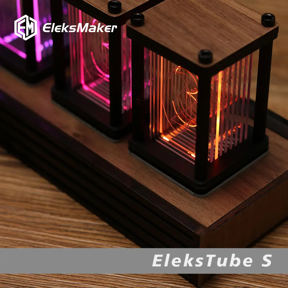 Rgb nixie-時計,日曜大工のテーブル,LED電子デス - Diy Electronics Gift Ideas のレビューと価格