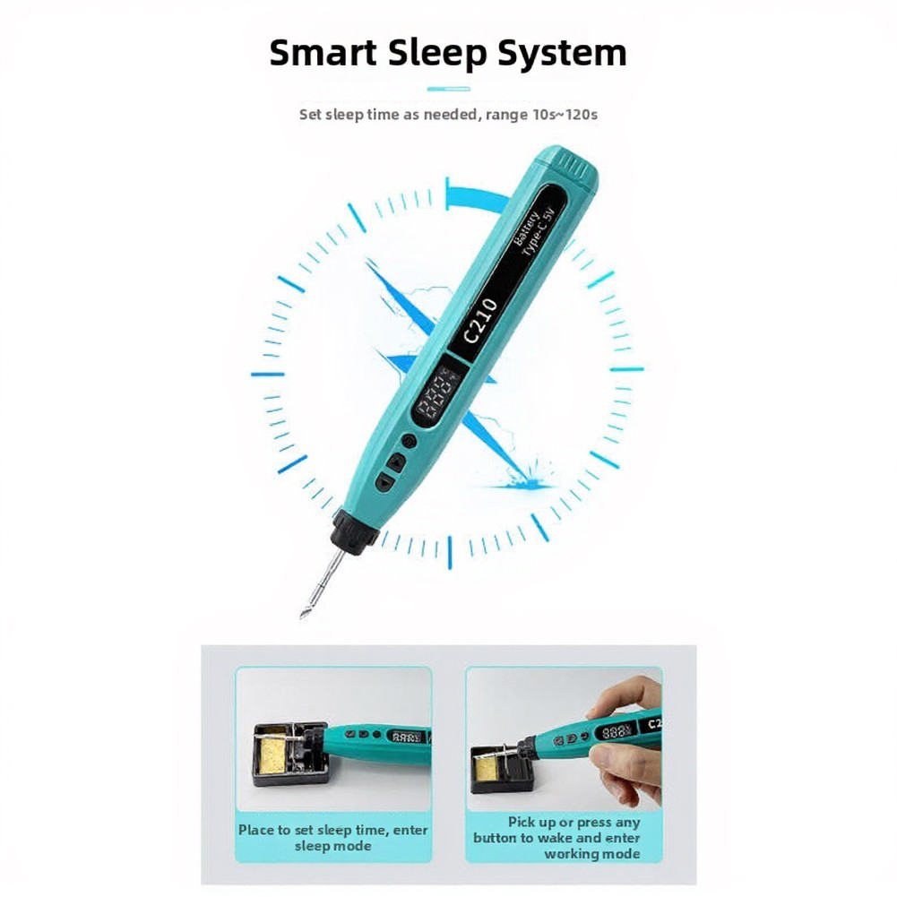 スマートデジタルUSBはんだごてセットポータブルワイヤレスデ - Diy Electronics Tools のレビューと価格