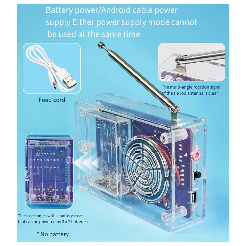 A72Z 新しい HU-017B DIY FM ラジオ電子キ - Diy Electronics Project Kit のレビューと価格