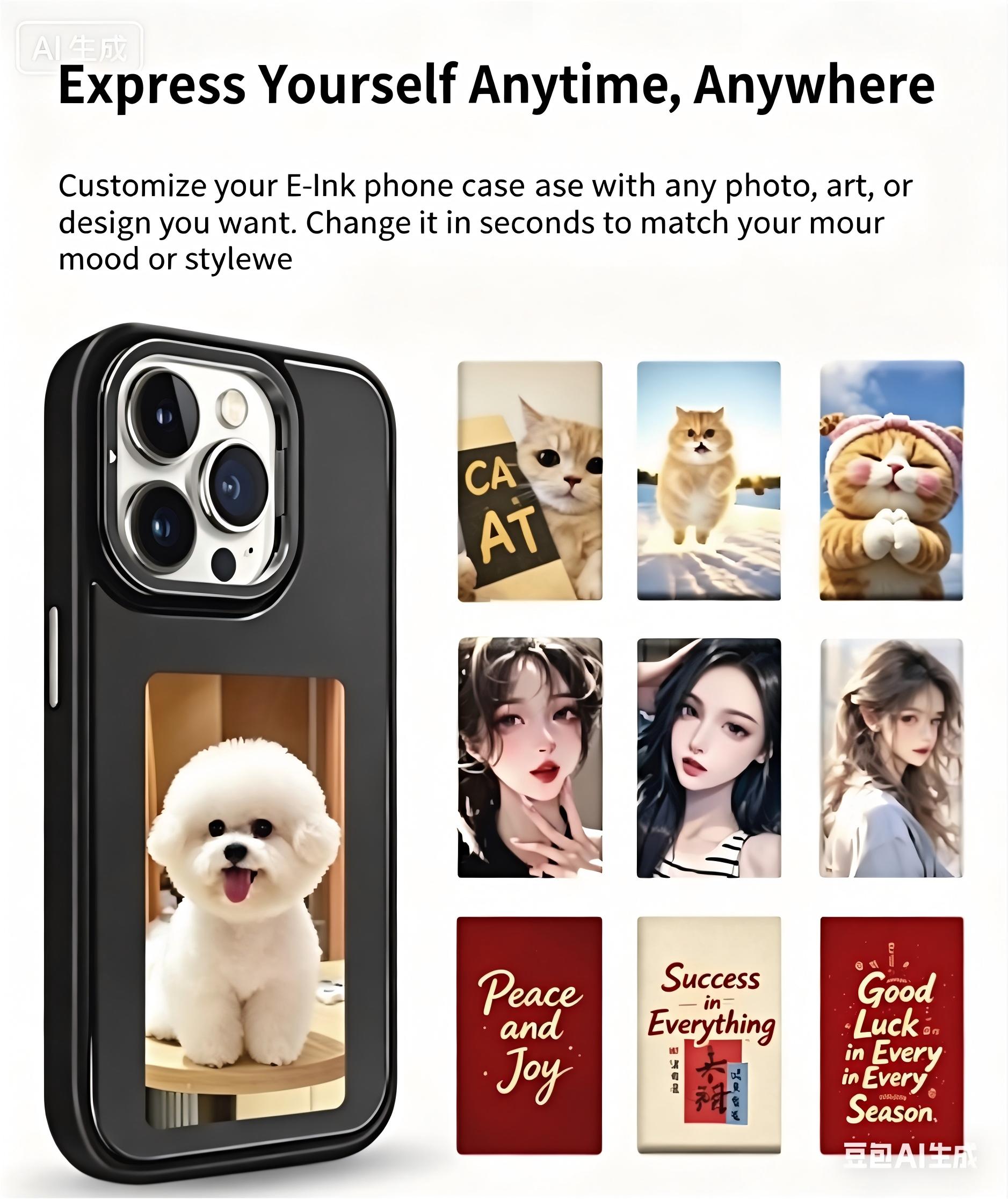 NFCスマートE-inkスマホケース DIY写真表示電子イン - Diy Electronics For Home のレビューと価格
