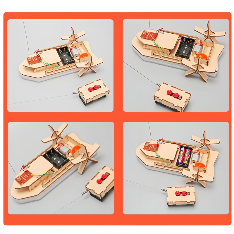 DIY リモコンボートおもちゃ木製 RC ボート電子子供手作 - Diy Boat Electronics のレビューと価格