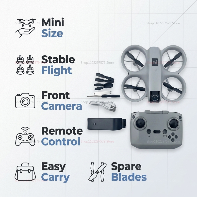 8K HDカメラ搭載ミニドローン FPV折りたたみ式クアッド - Diy Drone Electronics Kit のレビューと価格