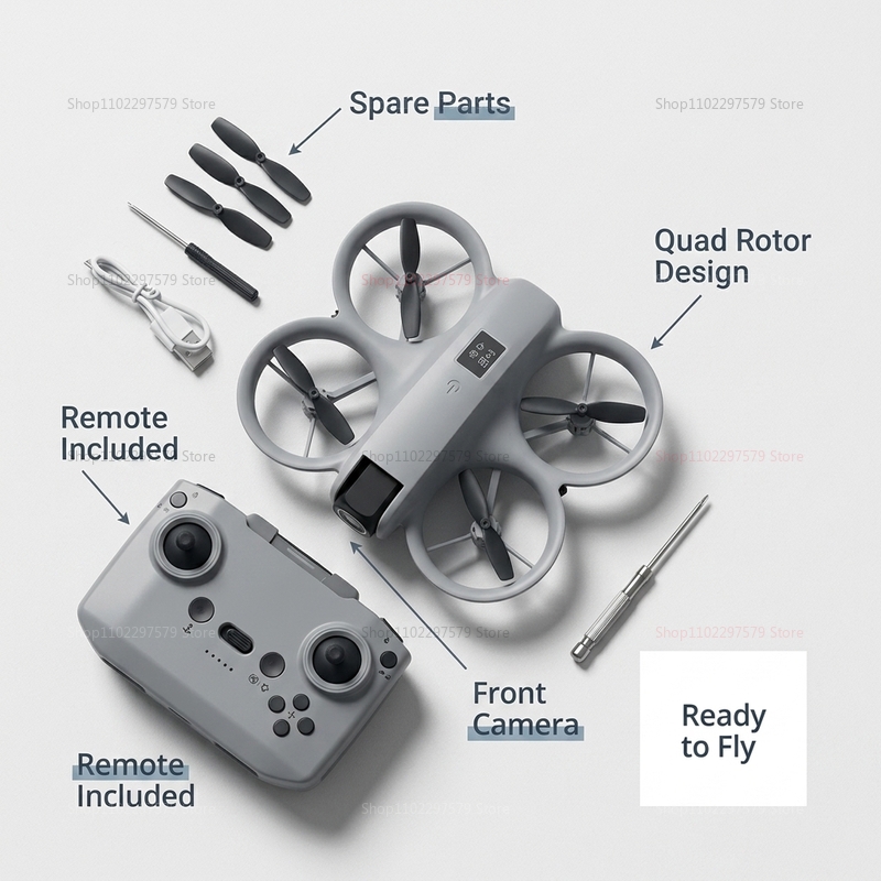 8K HDカメラ搭載ミニドローン FPV折りたたみ式クアッド - Diy Drone Electronics Kit のレビューと価格