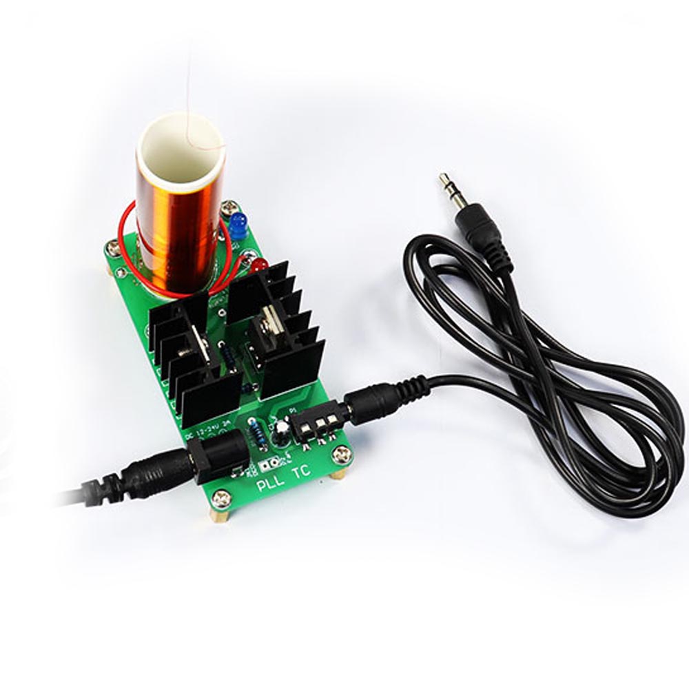 DIY電子テスラコイルキット 18V 2A 3.5mmオーデ - Diy Electronics Project Kit のレビューと価格