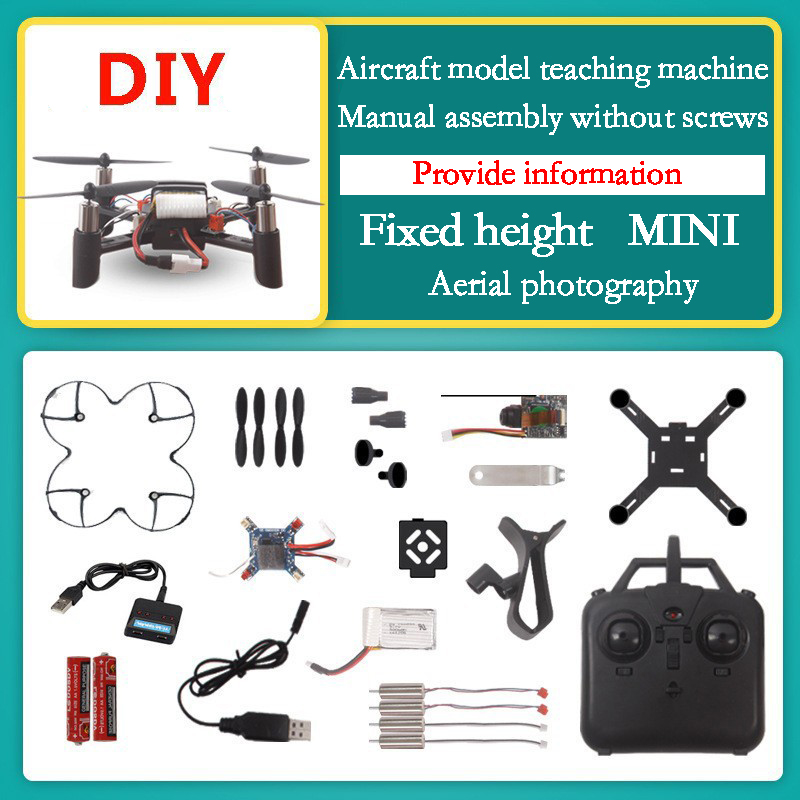 4軸ミニドローンHDカメラ,DIY飛行機,実験,リモコン,飛 - Diy Drone Electronics Kit のレビューと価格