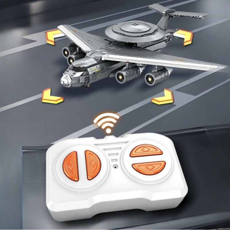 RC 電子ビルディングブロック軍用航空機モデルリモコン飛行機 - Diy From Old Electronics のレビューと価格
