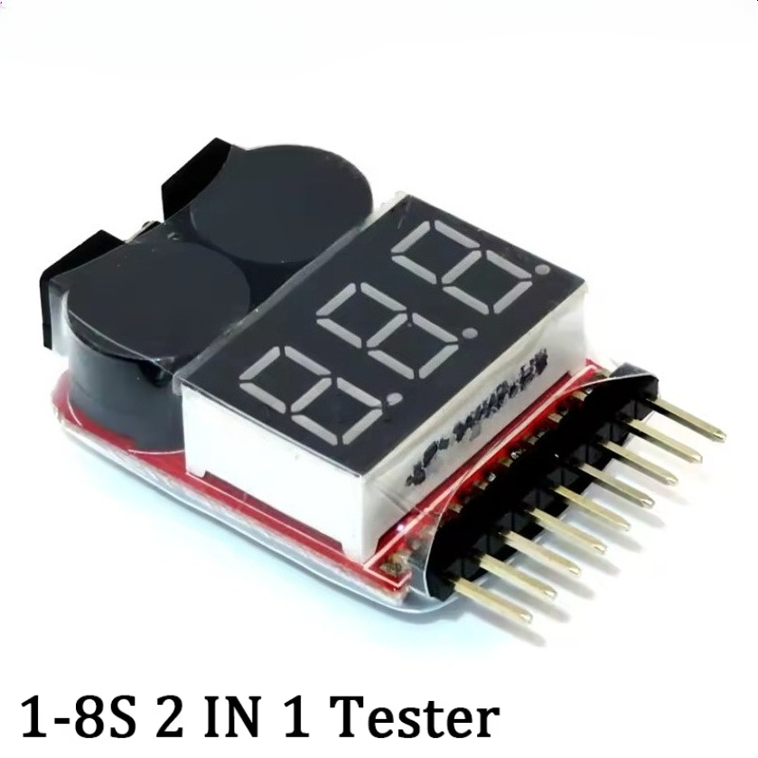 5 個 1-8S LED 低電圧ブザー アラーム – 2-i - Diy Boat Electronics のレビューと価格