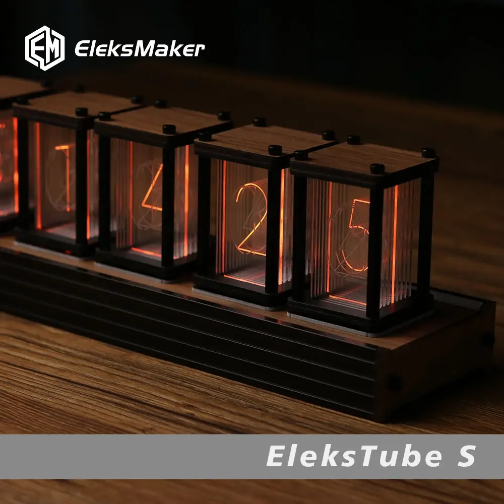 RGB ニキシー管時計 DIY 卓上時計 LED 電子デスク - Diy Electronics Gift Ideas のレビューと価格