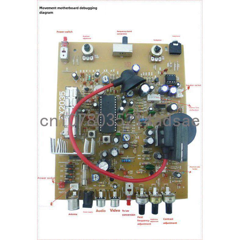 5.5インチ白黒テレビメインボードキット/部品、電子教育DI - Diy Electronics Project Kit のレビューと価格