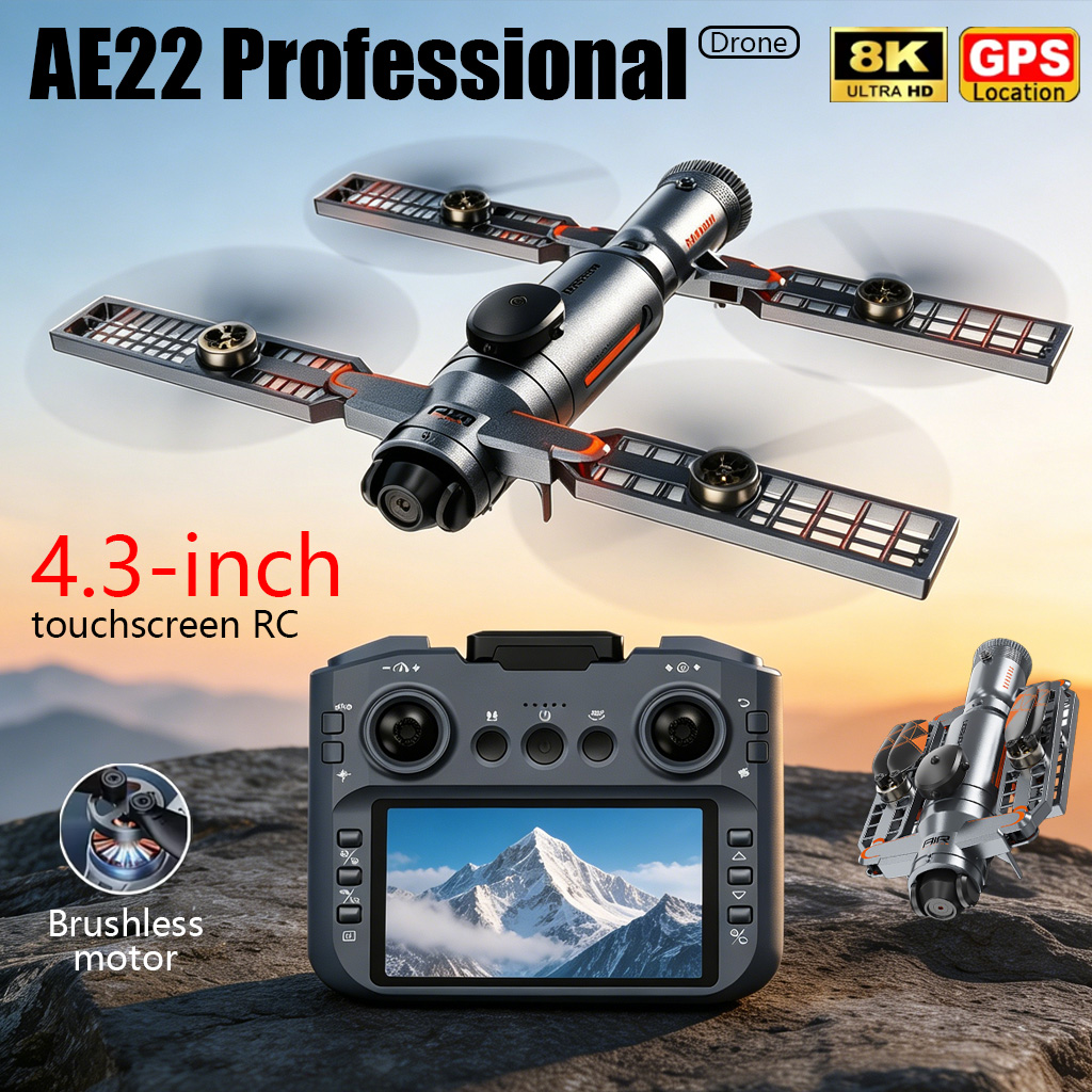 アップグレード版AE22 PRO MAX折りたたみ式ドローン - Diy Drone Electronics のレビューと価格