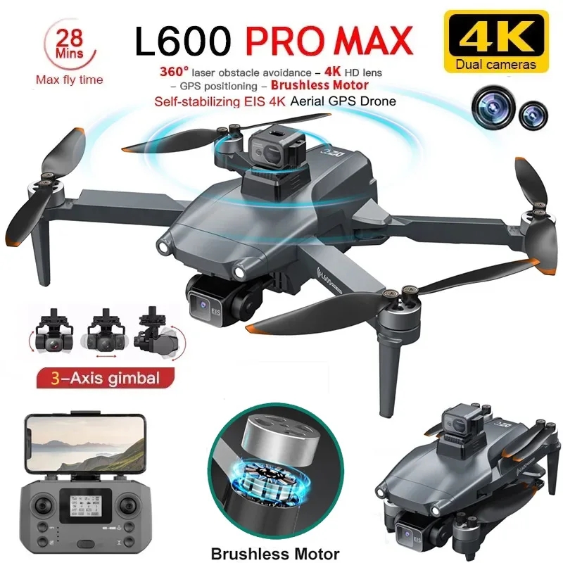 L600 プロマックス GPS ドローンプロフェッショナル  - Diy Drone Electronics のレビューと価格