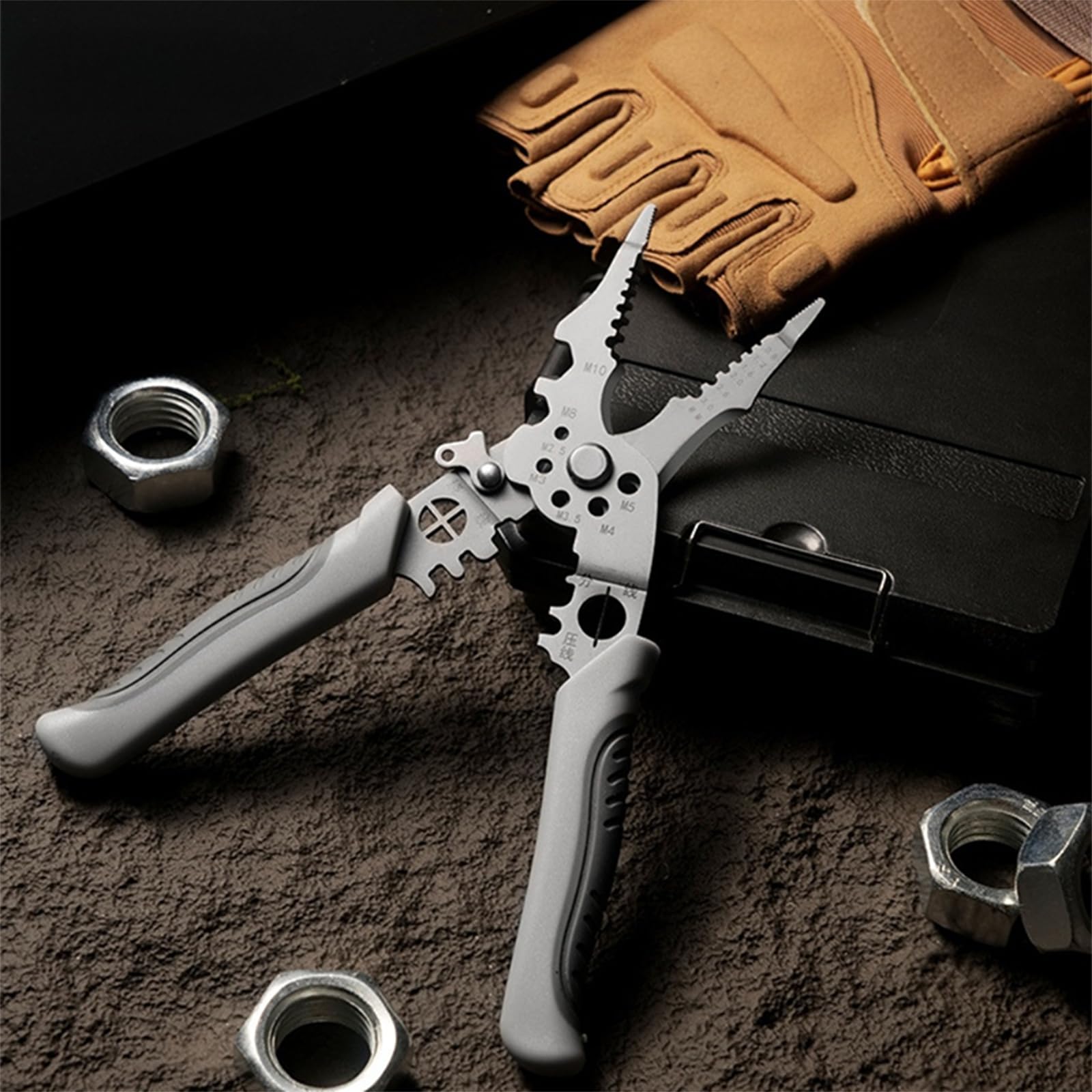 多機能工業用ワイヤーストリッパーカッタークリンパー、ヘビーデ - Wire Stripper Cutter のレビューと価格