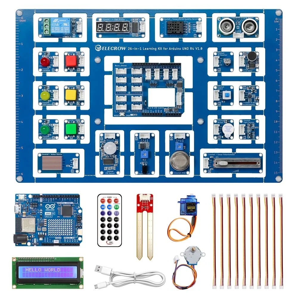 Arduino UNO R4用DIY電子キット、26モジュー - Diy Electronics Online のレビューと価格