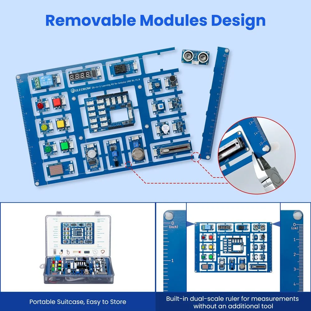 Arduino UNO R4用DIY電子キット、26モジュー - Diy Electronics Online のレビューと価格