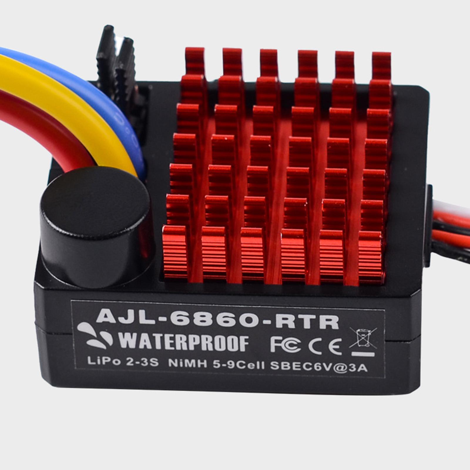 60A ブラシ付き電子スピードコントローラー電子速度レギュレ - Diy Boat Electronics のレビューと価格
