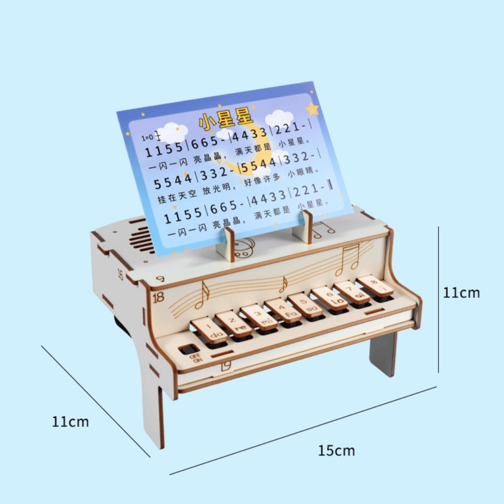 DIY 木製電子ピアノモデル STEM 組み立てキット物理学 - Diy Electronics For Adults のレビューと価格