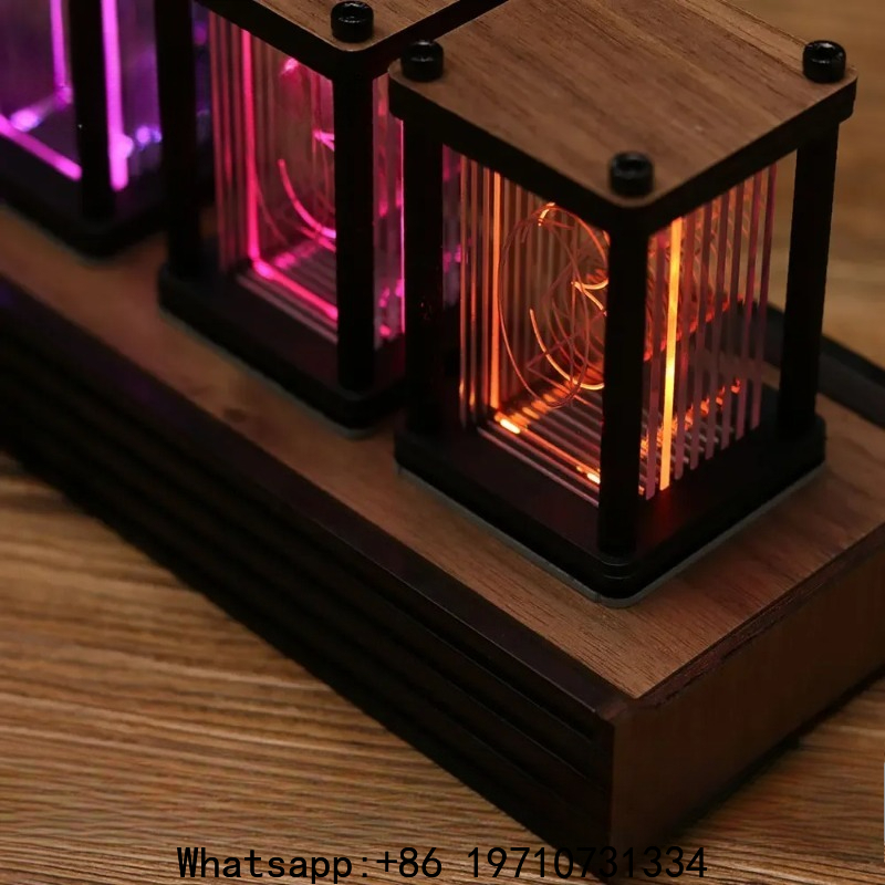 ニキシー管時計 DIY テーブルクロック LED 電子デスク - Diy Electronics Gift Ideas のレビューと価格