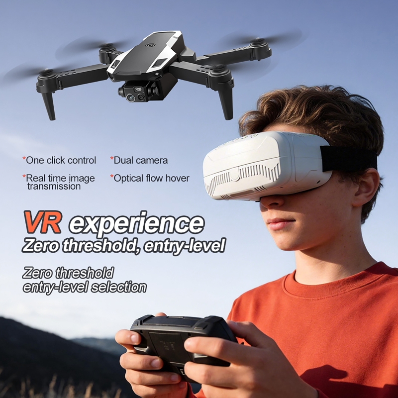 リモコンとVRグラス付きポータブルドローンキット 4Kデュア - Diy Drone Electronics Kit のレビューと価格