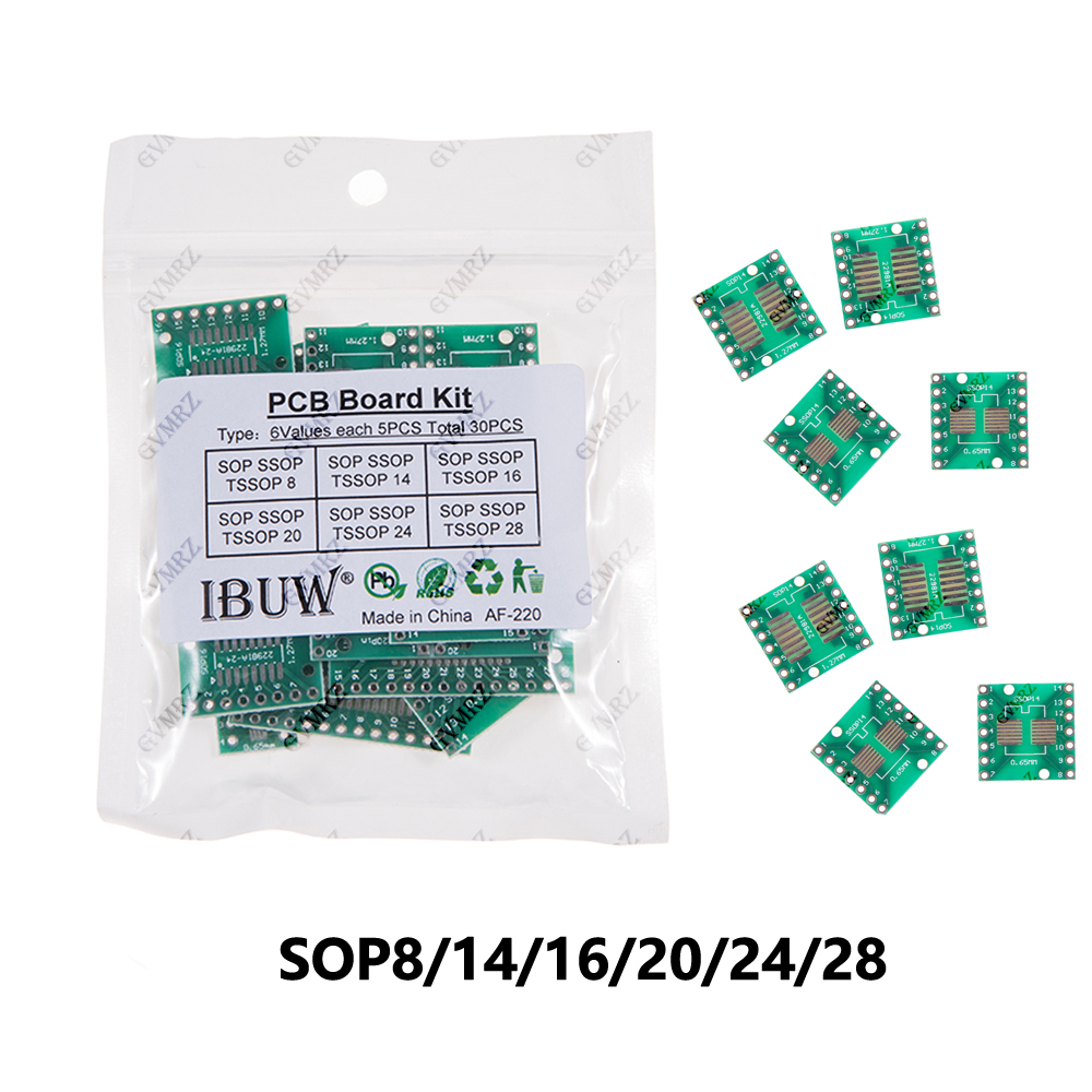 30 個 6 値 SOP SSOP TSSOP PCB アダ - Diy Electronics Project Kit のレビューと価格