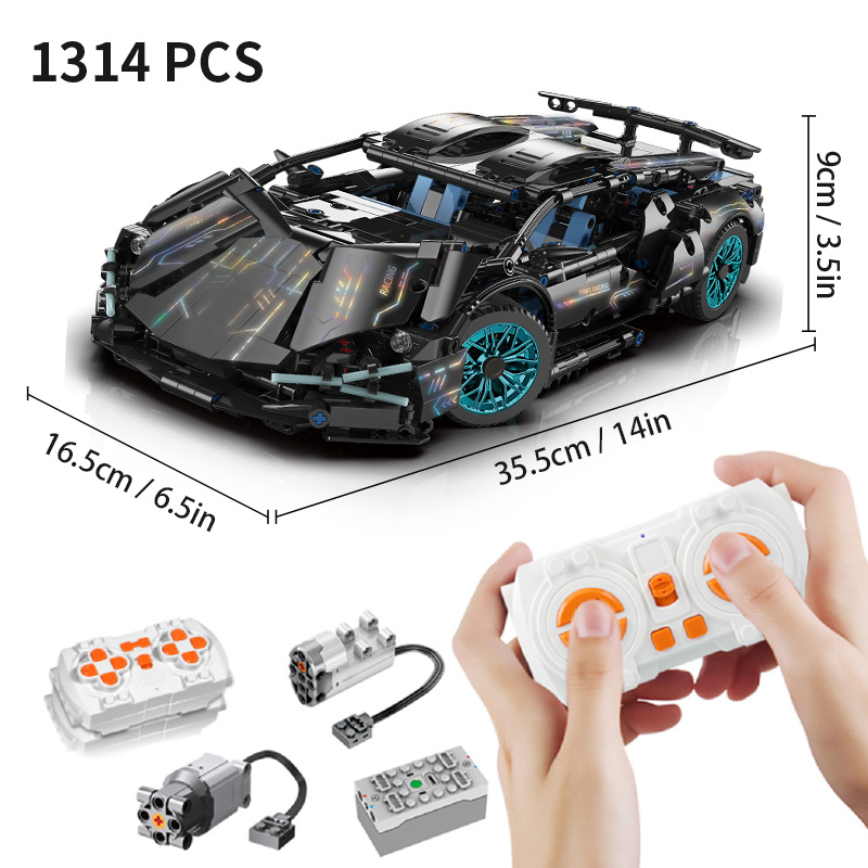 子供のためのテクニカルレーシングスポーツカーモデルビルディン - Diy Electronics For Adults のレビューと価格