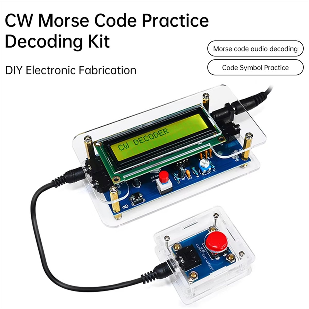 HDL DC9V CW モールス信号デコーダー回路基板溶接練 - Diy Electronics Audio のレビューと価格