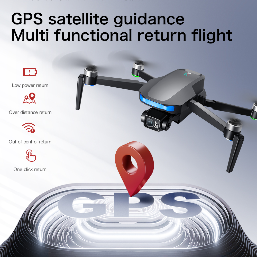 新型S-X1 MAXドローン GPS 8Kプロフェッショナル - Diy Drone Electronics のレビューと価格