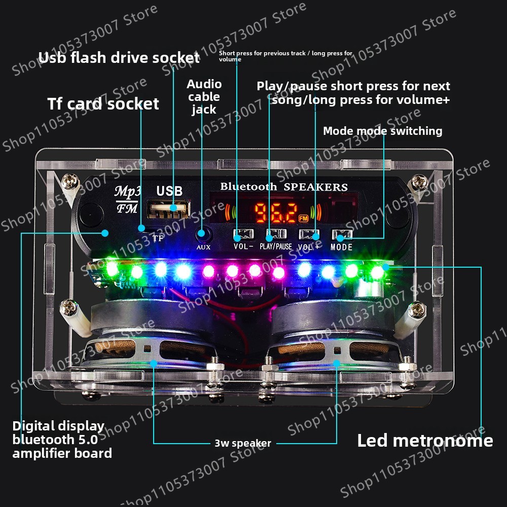 ラジオオーディオDIYキット、パワーアンプBluetooth - Diy Electronics Audio のレビューと価格