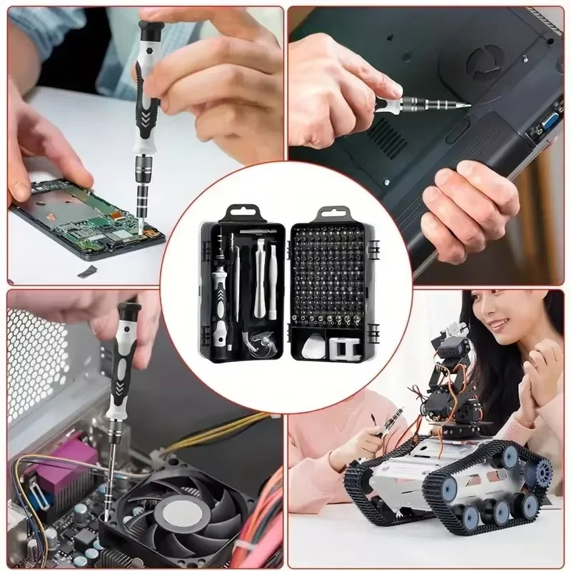 115-in-1精密ドライバーセット（磁気ビット付き）- 携 - Diy Electronics Project Kit のレビューと価格