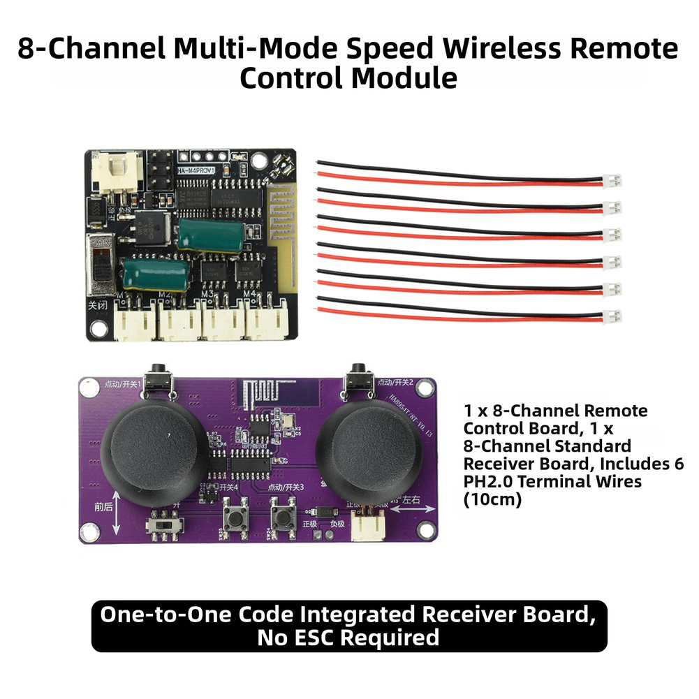 /2.4G /ワイヤレス /8チャンネルデュアルジョイスティ - Diy Boat Electronics のレビューと価格